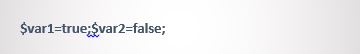 مثال bool در php